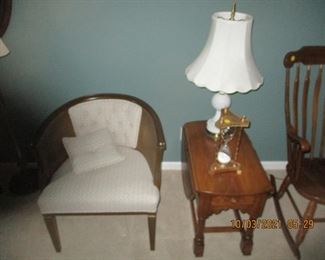 Chair and table