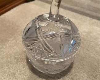 Glass Pumpkin Candy Dish!