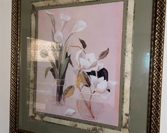 Framed Floral Print!