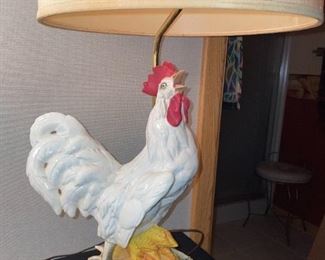 Vintage Rooster Lamp!