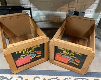 Sunny Slope Peach Crates!