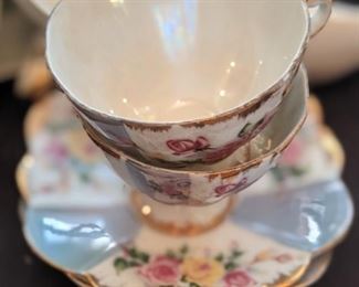 Vintage Tea Cups/Saucers: SONSCO, JAPAN