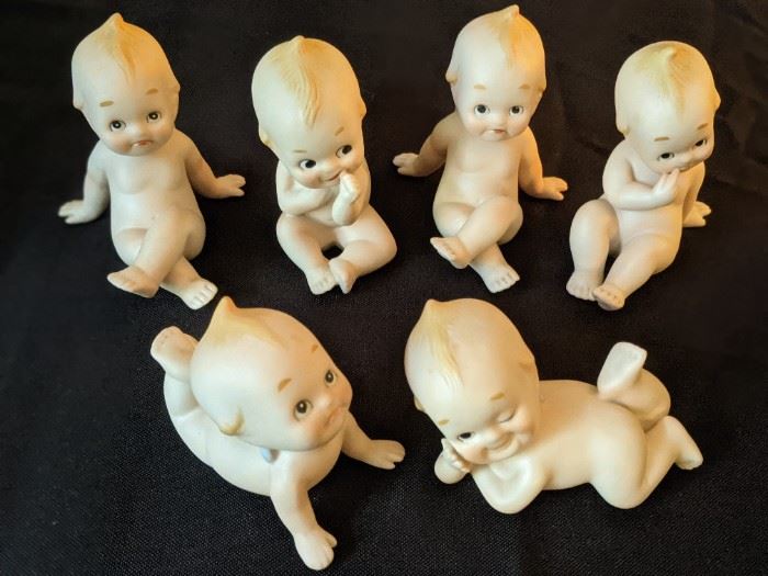 Vintage Lefton Kewpie Doll Figurines
