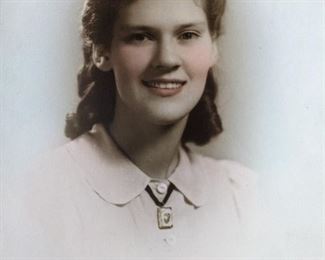 Vintage Photo: Woman, Colorized