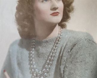 Vintage Photo: Woman, Colorized