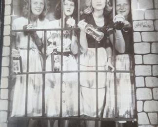 Vintage Photo: Women, County Jail Prop