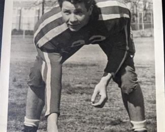 Vintage Photo: Football Player, High Point H.S.