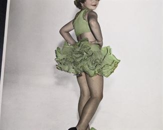 Vintage Photo: Child, Dance Recital, Colorized