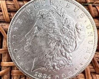 Lot#9  1884 O Morgan Dollar $35 each 20 available ungraded coins