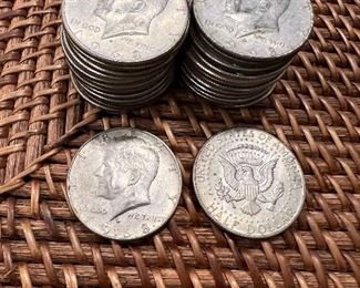Lot 32 1968 Kennedy Half Dollar s $5 each ungraded circulated coins 40% silver
27 Available 