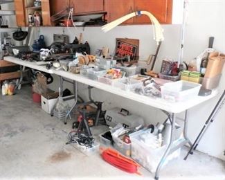 LOTS OF TOOLS AND HARDWARE TO CHOOSE FROM 