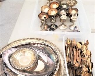 SILVERPLATE AND BRONZEWARE