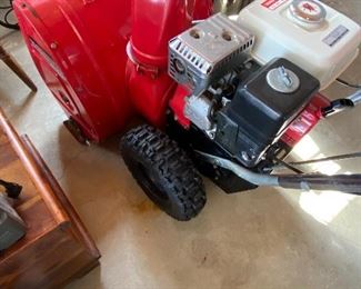 New tires on Honda snowblower