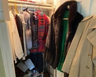 Fur coat women’s clothing 