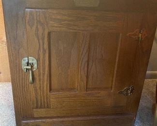 White Clad Antique Ice Box by Lawless Hardware Company