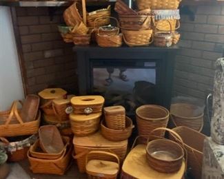 Huge Basket Collection - many Longaberger.