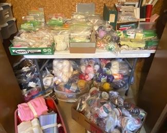 Yarn, Ribbon, Crafting Supplies