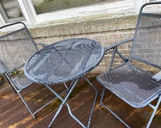 Iron Bistro Set