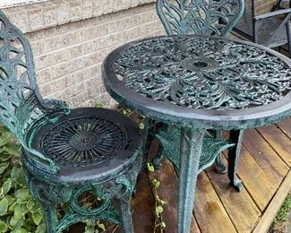Cast Iron Bistro Set