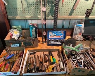 A variety of Hand Tools 