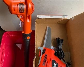 Black and Decker Leaf Blower and Hand Saw/Jig Saw