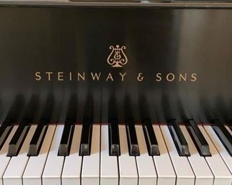 1926 Steinway & Sons Ebony Satin Gloss Finish Model M Baby Grand Piano with PlayerDisc System. Refurbished by Kurt Saphir. Formal Resale Appraisal, Available Upon Request, Performed by Piano Technician: Dornfeld Piano Tuning. Photo 1 of 12.