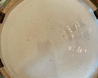 19th Century Famille Rose Bowl. Circa 1850. Measures 16" D. Photo 3 of 3.