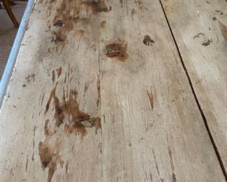 Antique French Provincial Cabinet with Fleur De Lis Stencil on Front. Measures 51" W x 27" D x 37" H. Photo 2 of 4.