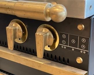 La Cornue Chateau 120 Range. Gas. 5 Burners. Measures 48" W x 31" D (27.5" from oven to wall when installed). Photo 6 of 10.