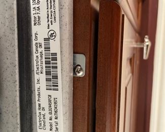 Frigidaire Dishwasher. Measures 24" W x 35" H. Photo 2 of 2.