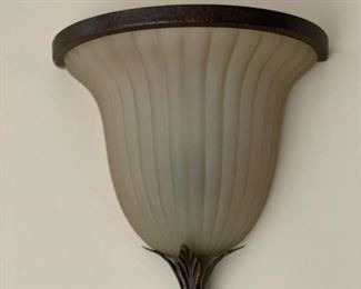 Wall Sconce - 2 available. Measures approximately 12" H.