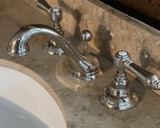 Double Vanity. Measures 105" W x 3' H. Photo 2 of 3.