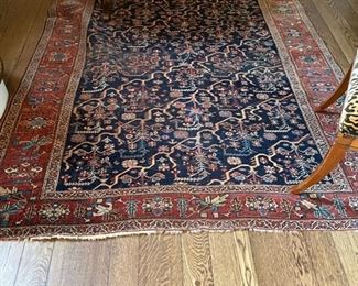 Antique Persian rug, Bidjer. Circa 1900-1910. Measures 5' 9" x 10' 5". Photo 1 of 4.
