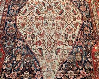 Antique Persian rug, Malayar. Measures 6' x 17.' Circa 1900-1910. Photo 4 of 5.