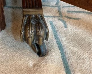 Holly Hunt English Reproduction Dining Table. Seats up to 14. Measures 52" W x 29" H x 176" L . Has two 24" leaves and one 42" leaf. Photo 2 of 3.