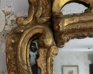Antique Gilt Mirror. Measures 20" W x 33" H. Photo 3 of 3.