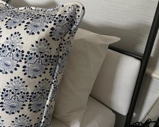 Neirmann Weeks Steel Campaign Full Size Bed. Photo 2 of 2.