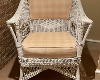 Wicker Rocking Chair.