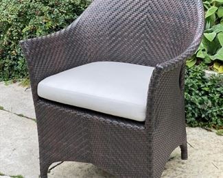Janus et Cie / Dedon Marrakesh Arm Chair with Cushion - 8 available.