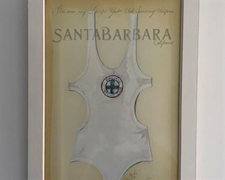 Framed Vintage Swimsuit Poster (Nantucket, Florida Keys & Santa Barbara) - 3 available. Photo 2 of 3.