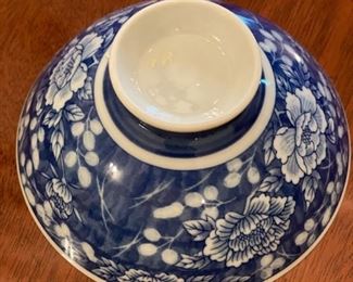 Asian Porcelain Bowl. Measures 2"H x 5"D. Photo 2 of 2.