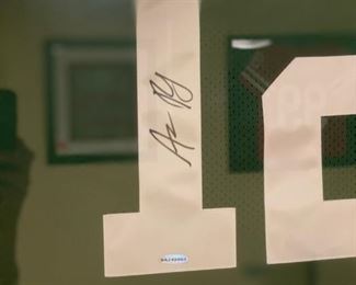Framed Aaron Rodger Jersey. Photo 2 of 2.