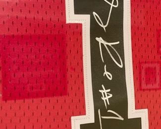 Framed Derrick Rose Jersey. Photo 2 of 2.