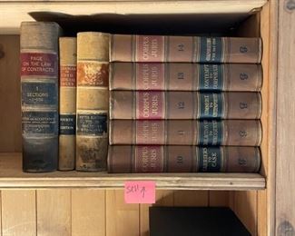 Sample of Antique law books.