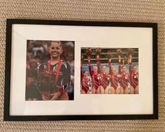 Autographed Shawn Johnson Photograph.