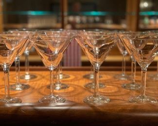 Martini Glasses.