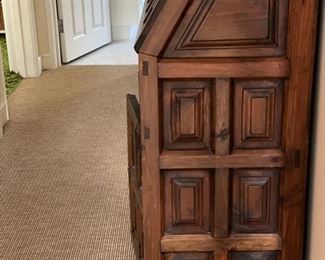 Antique Drop Front Secretary. measures 41" W x 15" D x 31" H. Photo 2 of 2.