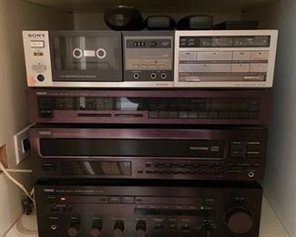 Sony/Yamaha Stereo Components.