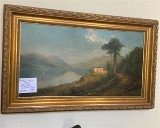 Edward Darch Lewis (1835-1910) Landscape oil painting.  $1,000