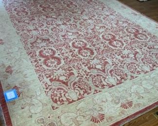 Contemporary Turkish Oushak rug 10X14.  $2,500